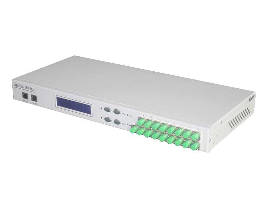 1&times;16 機(jī)架式單模光開關(guān) - 廣西科毅光通信
