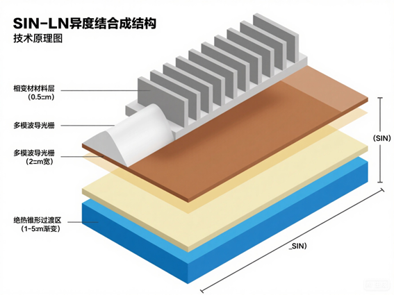 MEMS光開關異質集成結構