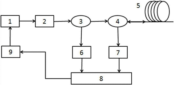 分布式光纖傳感網(wǎng)絡拓撲結構圖