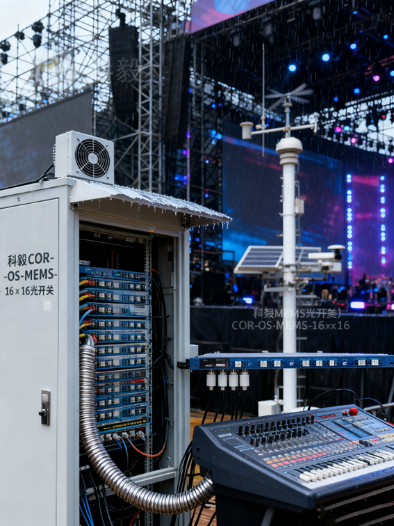 科毅光開(kāi)關(guān)在戶外音樂(lè)節(jié)的防護(hù)部署實(shí)例