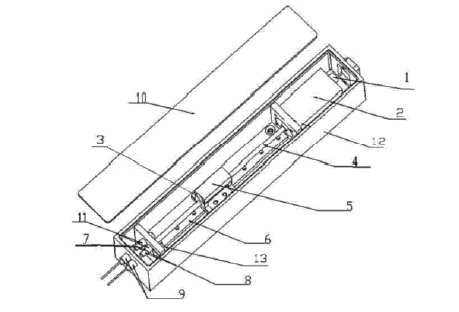根據(jù)本實(shí)用新型電控光可調(diào)光纖延遲線(xiàn)示意圖