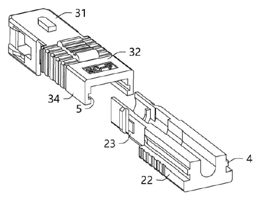 一種實(shí)施力式下輔合應(yīng)與底座的結(jié)構(gòu)示意圖 - 廣西科毅光通信