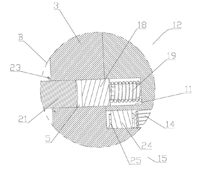 節(jié)能MEMS光開關(guān)固定桿與頂桿配合細節(jié)圖 - 廣西科毅光通信