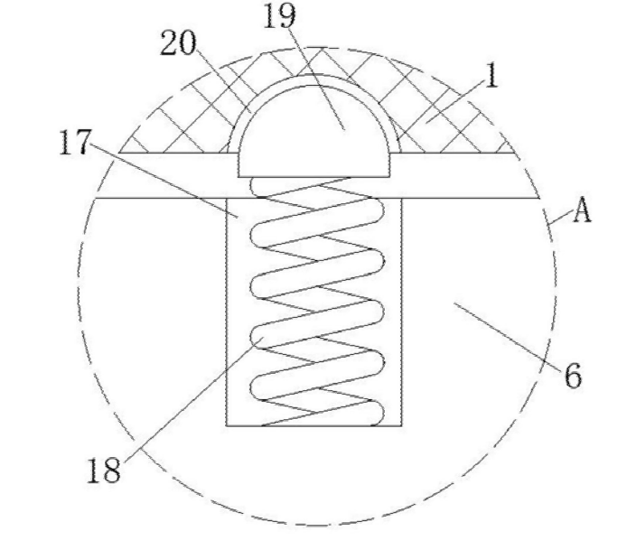結(jié)構(gòu)正視剖面示意圖A處局部結(jié)構(gòu)放大圖 - 科毅光通信